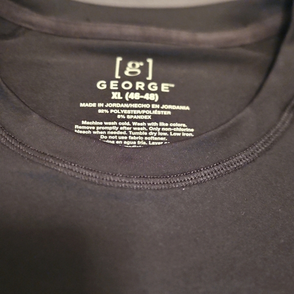 George Other - Men's Black Long Sleeve Rashgaurd XL